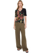 The Janie Favorite Fitted V-Neck Elbow Sleeve Tee