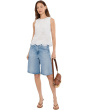Embroidery Front Sleeveless Blouse