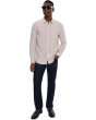 Classic Fit Long Sleeve Separate Placket Shirt