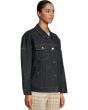 Drop Shoulder Jeans Jacket