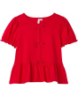 Three Bow Peplum Top (Toddler/Little Kid/Big Kid)