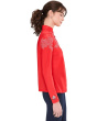 Sunsense Mesh Mock Neck 1/4 Zip Long Sleeve Top
