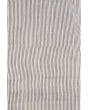Striped Organic Linen Sheen Round Neck Top
