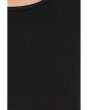 Organic Cotton Stretch Rib Crew Neck Top