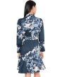 Long Sleeve Floral Cotton Aline