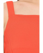 Scuba Crepe Square Neck A-Line Dress