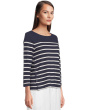 Bahama Bliss Stripe 3/4 Sleeve Top