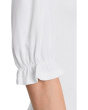 Petite Elbow Sleeve Notch Knit Tee