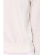 Picot Edge Crewneck Sweater