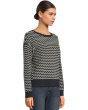 Long Sleeve Zig Zag Sweater