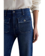 Bonnie Mid-Rise Relaxed Flare in Shallow