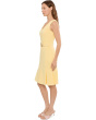 Sleeveless Belted Founce Skirt Dress