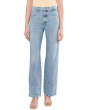 7 For All Mankind Женская дымовая труба Straight in Iris