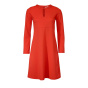 Designer-Jerseykleid m. Cut-Out, rot