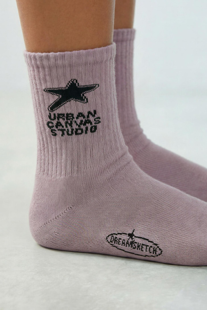 Zara УПАКУЙТЕ ДВА ДЛИННЫХ НОСКА С ПРИНТОМ 502293313-250-72
