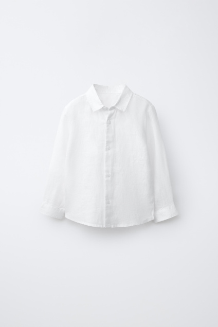 Zara РУБАШКА ИЗ 100% ЛЬНА 506535289-250-18