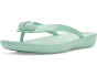 Iqushion Glossy-Button Flip-Flops