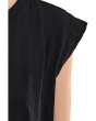 Cap Sleeve Column Dress with Conrast Cuffs