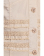 Trucker Jacket With Fray And Lace