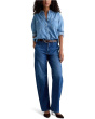 Mercer High Rise Barrel Jean Extended In Sidecar
