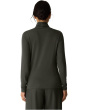 Sheer Knit Turtle Neck Top