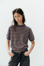 Zara Однотонный СВИТЕР ИЗ 100% ШЕРСТИ В полоску С КОРОТКИМИ РУКАВАМИ