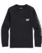 Glow-In-The-Dark Franken-Whale Long Sleeve Pocket Tee (Toddler/Little Kid/Big Kid)