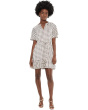 Center Front Keyhole Raglan Skater Dress