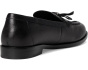 Deco Bow Pebbled Leather Loafers