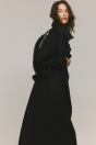 Пальто ручной работы из смешанной шерсти