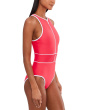 Sport Mode Shannon High Neck Zip One-Piece