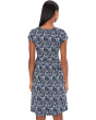Fit-and-Flare Crossover Dress