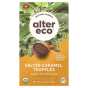 Alter Eco, Органические соленые трюфели с карамелью, темный шоколад, 4,2 унции (120 г)