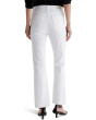 Farrah Mid-Rise Crop Boot Jeans in Gallery White