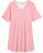 Plus Size Sleepdress With Blanket Stitching
