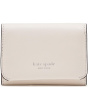Halo Fine Grain Leather Card Case Trifold Wallet