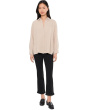 The Stretch Flare Crop Jean in Black Rinse