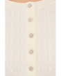 Monroe High Rib Cable Cardigan