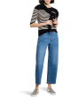 Stripe Pure Cotton Sweater Tee