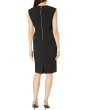 V-Neck Scuba Crepe Sheath
