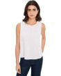 Sleeveless Crew Neck Blouse