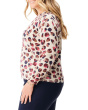 Plus Size Blush Dot Sweater