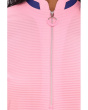 Textured Ottoman 3/4 Sleeve 1/4 Zip Top