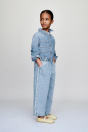 Zara ДЖИНСЫ-КЮЛОТЫ С ВЫШИВКОЙ С ОТВЕРСТИЯМИ 517359690-406-18