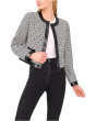 Long Sleeve Tweed Front Pocket Jacket