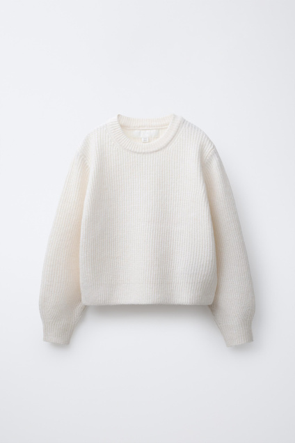 Zara СВИТЕР ЛЕВОЙ ВЯЗКИ 506838496-712-7