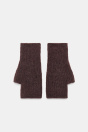 Zara ВЯЗАНЫЕ ПЕРЧАТКИ С КОРОТКИМИ РУКАВИЦАМИ 507260222-717-3