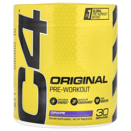 C4 / Cellucor, C4® Original, предтренировочный комплекс, со вкусом винограда, 159 г (5,6 унции)