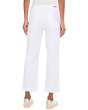 27" Kennedy Mid-Rise Crop Straight Leg Jeans with Pearl Trim