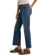 Petite Kelsey High-Rise Ankle Flare Front Patch Pockets